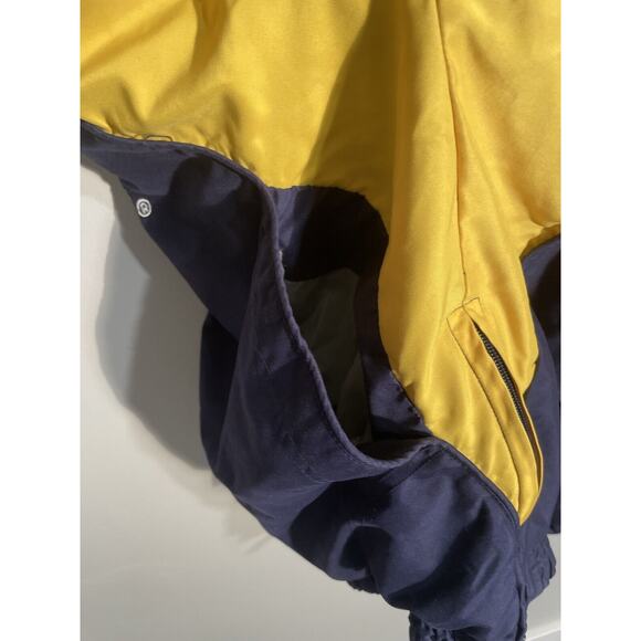 Vintage Michigan Wolverines Jacket Sz XXL Fleece lined Windbreaker Starter 90s - Picture 10 of 14